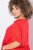 Ulla Popken 829837 Robe en lin mélangé à manches courtes Rouge - Robes d'été - Robes légères d'été en grande taille