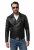 JP1880 830586 Veste biker en nappa d'agneau Noir - Vestes - Vestes homme grandes tailles