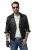 JP1880 830586 Veste biker en nappa d'agneau Noir - Vestes - Vestes homme grandes tailles