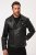 JP1880 830586 Veste biker en nappa d'agneau Noir - Vestes - Vestes homme grandes tailles