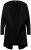 Ulla Popken 830749 Blazer ouvert plissé à larges revers Noir - Blazers - Vestes blazer pour femme, grandes tailles