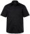 Men+ 758 Chemise business manches courtes à col ouvert Noir - Chemises - Chemises Grandes Tailles Hommes