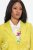 Ulla Popken 830767 Blazer froissé Vert clair - Blazers - Vestes blazer pour femme, grandes tailles