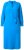 Ulla Popken 831004 Robe mi-longue à manches longues et col V Bleu roi - Robes midi - Robes mi-longues pour femmes rondes