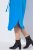 Ulla Popken 831004 Robe mi-longue à manches longues et col V Bleu roi - Robes midi - Robes mi-longues pour femmes rondes