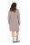 Ulla Popken 831589 Robe en maille à manches longues et col roulé Gris - Robes en maille - 