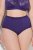 Ulla Popken 831866 Culottes taille haute en dentelle lot de 3 Bleu roi - Culottes - 