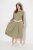 Ulla Popken 831963 Robe à manches longues Gris - Robes maxi - Robes longues pour femmes rondes