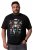 Men+ 148 T-shirt bellyfit Père Noël à moto Noir - T-shirts - T-shirts Homme Grande Taille
