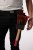 JP1880 832565 Ceinture à outils en cuir extra-long Marron foncé - Ceintures à outils - 