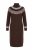 Ulla Popken 832670 Robe en maille imprimée à col roulé Multicolore - Robes - Des robes dans toutes les tailles