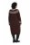 Ulla Popken 832670 Robe en maille imprimée à col roulé Multicolore - Robes - Des robes dans toutes les tailles