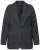 Ulla Popken 832935 Blazer à chevrons aux reflets métallisés Gris - Blazers - Vestes blazer pour femme, grandes tailles