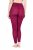 Ulla Popken 833718 Legging collant en dentelle Rouge baie - Collants & chaussettes - 