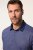 JP1880 Jay-Pi QuickDry Small Print Golf Polo Shirt Navy Blue - Polos - Polos homme grande taille