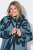Ulla Popken 833977 Manteau technique Turquoise - Manteaux - Manteaux grande taille pour femme