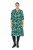 Ulla Popken 834191 Robe chemise imprimée Noir - Robes chemise - 