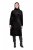 Ulla Popken 834234 Robe en velours à col roulé Noir - Robes de soirée - Robes de soirée en grandes tailles