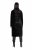 Ulla Popken 834234 Robe en velours à col roulé Noir - Robes de soirée - Robes de soirée en grandes tailles