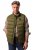 Boston Park 460 Gilet matelassé à col montant Vert olive - Vestes - Vestes homme grandes tailles