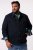 Men+ 446 Veste en jean à poches poitrine Bleu marine - Vestes - Vestes homme grandes tailles