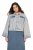 Ulla Popken 835486 Veste en jean à manches larges Bleu denim - Vestes - Vestes grande taille pour femme