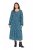 Ulla Popken 835713 Robe fleurie Bleu marine - Robes maxi - Robes longues pour femmes rondes