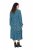Ulla Popken 835713 Robe fleurie Bleu marine - Robes maxi - Robes longues pour femmes rondes