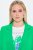 Ulla Popken 836165 Blazer long à manches 3/4 Vert - Blazers - Vestes blazer pour femme, grandes tailles
