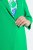 Ulla Popken 836165 Blazer long à manches 3/4 Vert - Blazers - Vestes blazer pour femme, grandes tailles