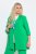 Ulla Popken 836165 Blazer long à manches 3/4 Vert - Blazers - Vestes blazer pour femme, grandes tailles