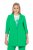 Ulla Popken 836165 Blazer long à manches 3/4 Vert - Blazers - Vestes blazer pour femme, grandes tailles