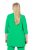 Ulla Popken 836165 Blazer long à manches 3/4 Vert - Blazers - Vestes blazer pour femme, grandes tailles