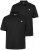 Men+ 258 Polo Noir lot de 2 - Polos - Polos homme grande taille