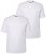 Men+ 285 T-shirt col rond Blanc lot de 2 - T-shirts - T-shirts Homme Grande Taille