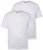 Men+ 311 T-shirt bellyfit Blanc lot de 2 - T-shirts - T-shirts Homme Grande Taille