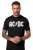 JP1880 AC/DC Classic Logo Band T-Shirt Black - T-shirts - T-shirts Homme Grande Taille
