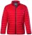 Boston Park 638 Veste matelassée bellyfit à col montant Rouge - Vestes - Vestes homme grandes tailles