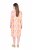 Ulla Popken 836739 Robe en lin mélangé fleurie Blanc - Robes d'été - Robes légères d'été en grande taille