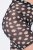 Ulla Popken 836803 Panty anti-frottement fleuri Noir - Panties anti-frottement - 