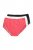 Ulla Popken 837080 Culottes taille haute en dentelle lot de 3 Rose - Culottes - 