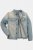 STHUGE 837222 Veste en jean à poches poitrine Bleu clair - Vestes - Vestes homme grandes tailles