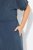 Ulla Popken 837403 Robe en jersey à manches courtes Bleu marine - Robes en jersey - 