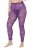 Ulla Popken 837935 Legging collant à motifs Violet - Collants & chaussettes - 