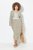 Ulla Popken 838120 Robe imprimée à col V Vert clair - Robes mini - Mini-robes femme grande taille