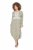 Ulla Popken 838120 Robe imprimée à col V Vert clair - Robes mini - Mini-robes femme grande taille