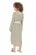 Ulla Popken 838120 Robe imprimée à col V Vert clair - Robes mini - Mini-robes femme grande taille