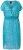 Ulla Popken 838483 Robe à imprimé animal Turquoise - Robes d'été - Robes légères d'été en grande taille