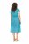 Ulla Popken 838483 Robe à imprimé animal Turquoise - Robes d'été - Robes légères d'été en grande taille