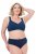 Ulla Popken 838637 Strings lot de 3 Bleu marine - Culottes - 